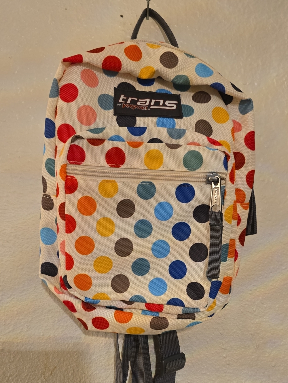 Multicolor Polka Dot Backpack